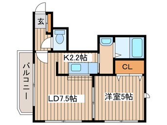 間取図 エルミタ－ジュ