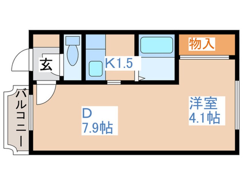 間取図 澄川カサデュ－ク８１．８２