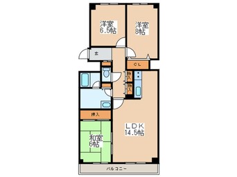 間取図 屯田６条８丁目マンション