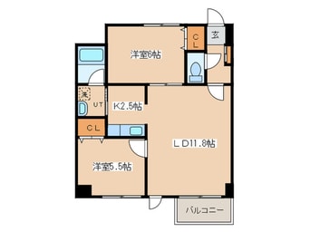 間取図 グレイスコート菊水