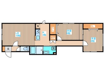 間取図 ルミエール菊水元町3・5