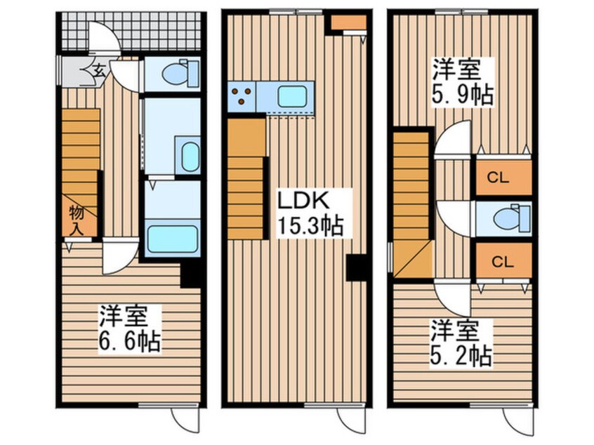 間取図 ブランエノワールN２５