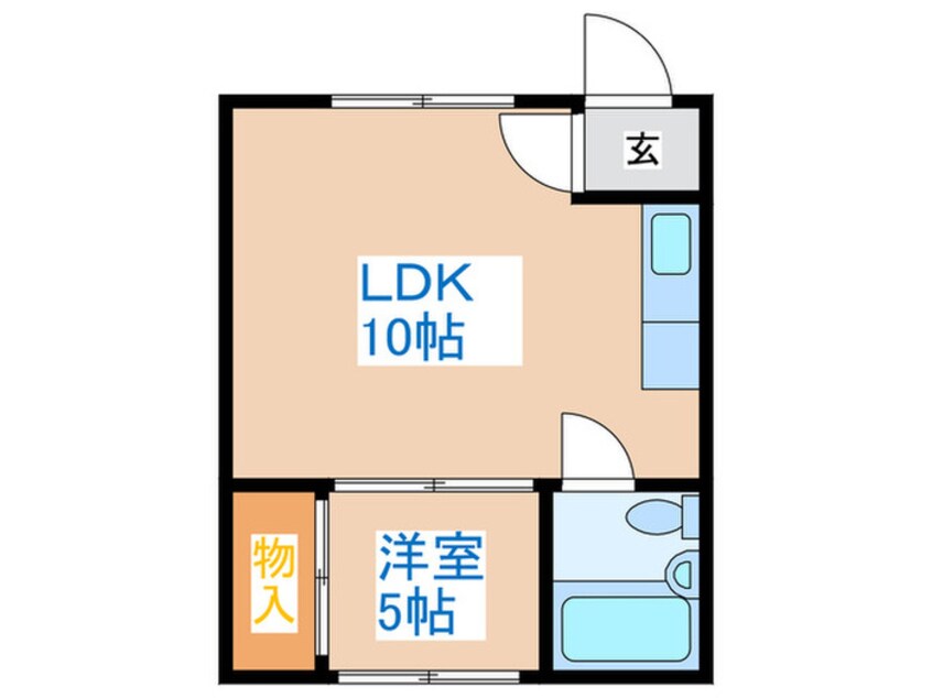 間取図 みどり荘