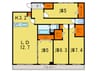 S-RESIDENCE宮の森 4LDKの間取り