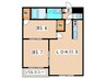 グリーンパークマンション 2LDKの間取り