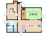 リバティーベル 2LDKの間取り
