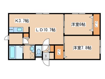 間取図 Chou Chou East26