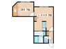 La　Forte東札幌 1LDKの間取り