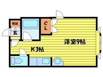 間取図 グリーンハイツ円山