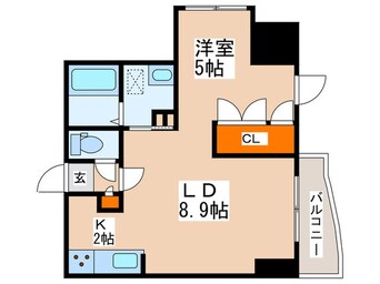 間取図 マハトゥ－ル伏見