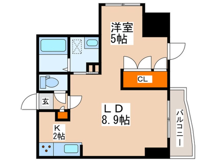 間取図 マハトゥ－ル伏見