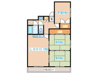 間取図 フォレストヒルズ南郷