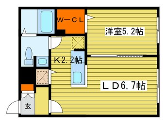 間取図 ブランノワールＤＥＣＯ