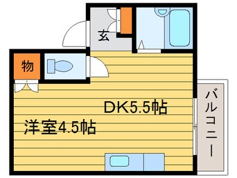 間取図 グリ－ンヒルシャト－