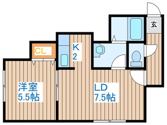 間取図 フォレストオカップⅤ