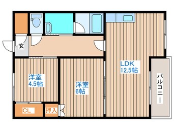 間取図 レジデンス丸亀