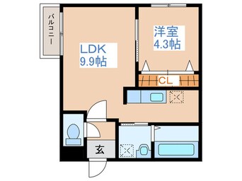 間取図 メニ－ズコ－トⅡ