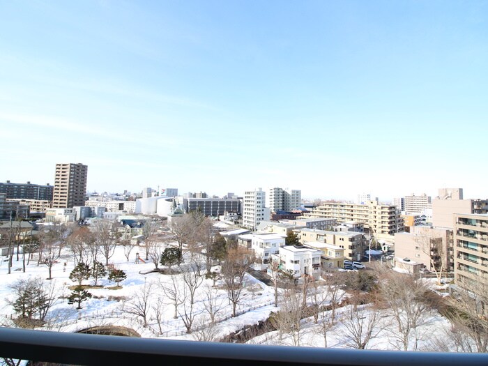 室内からの展望 プランドール福住