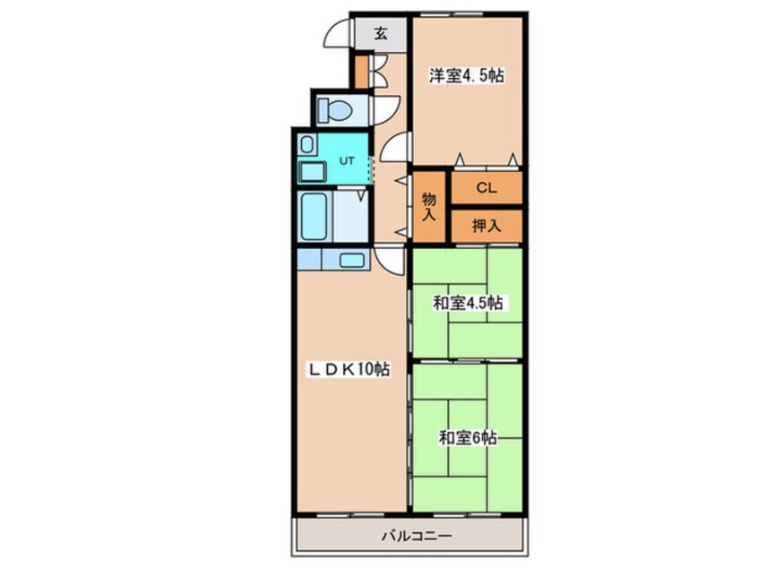 間取図 ハイツディオネ