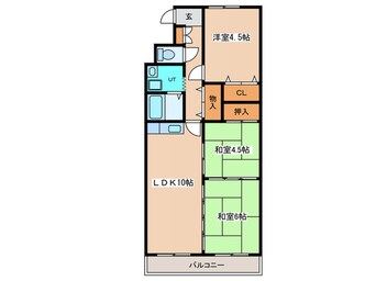 間取図 ハイツディオネ