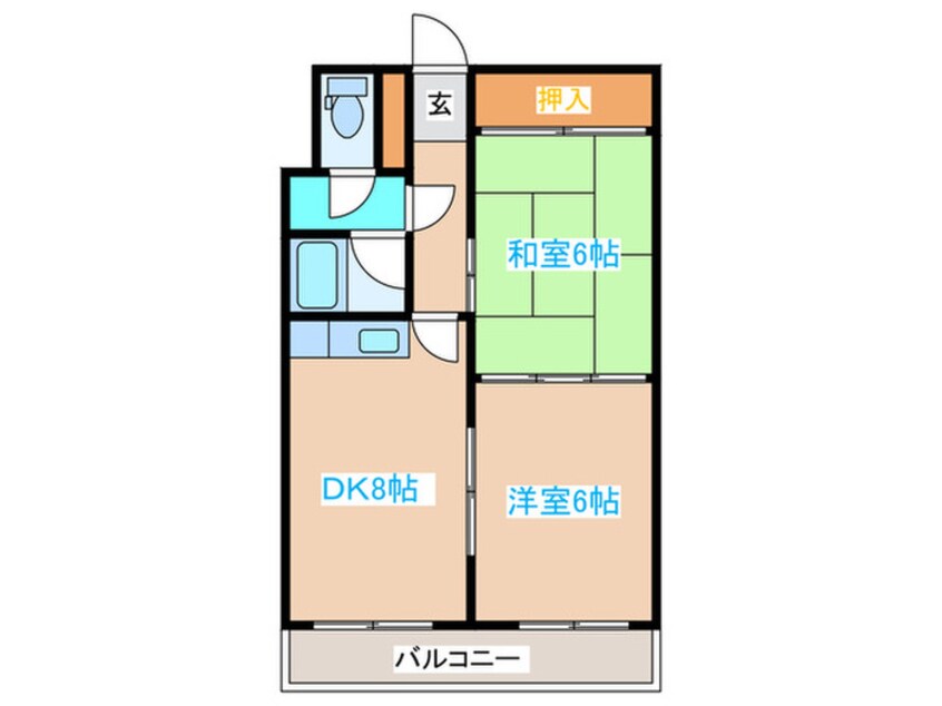 間取図 ハイツアゼリア