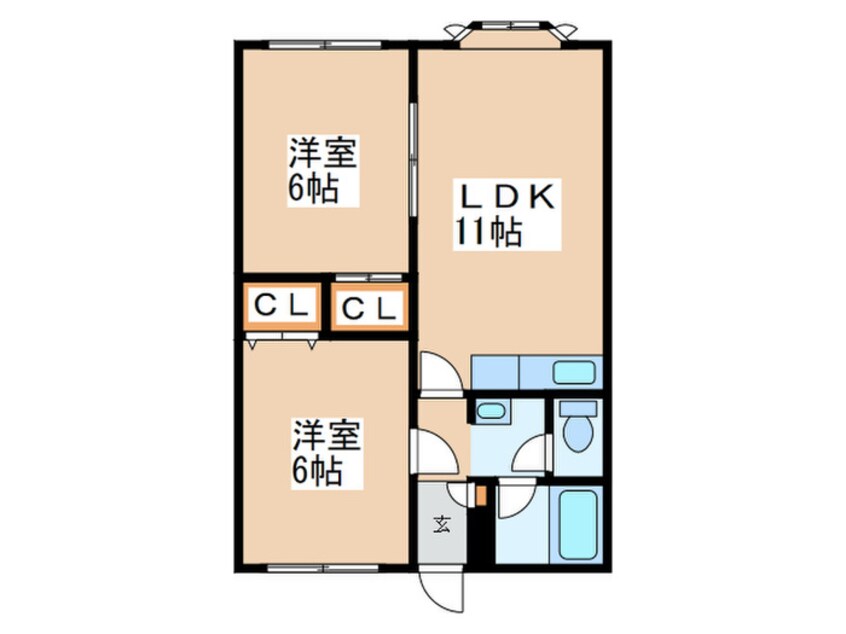 間取図 広和ハイツNO．８