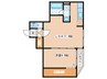 NOBLESSE札幌南6条 1LDKの間取り