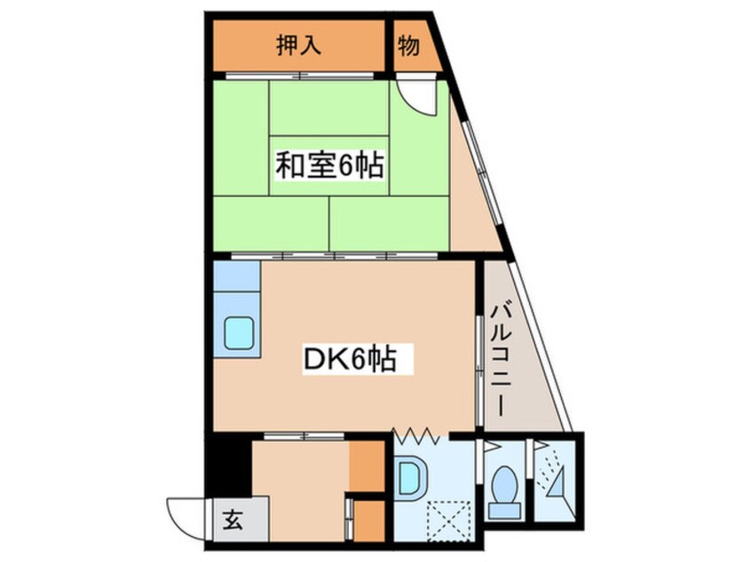 間取図 アクアトピア麻生