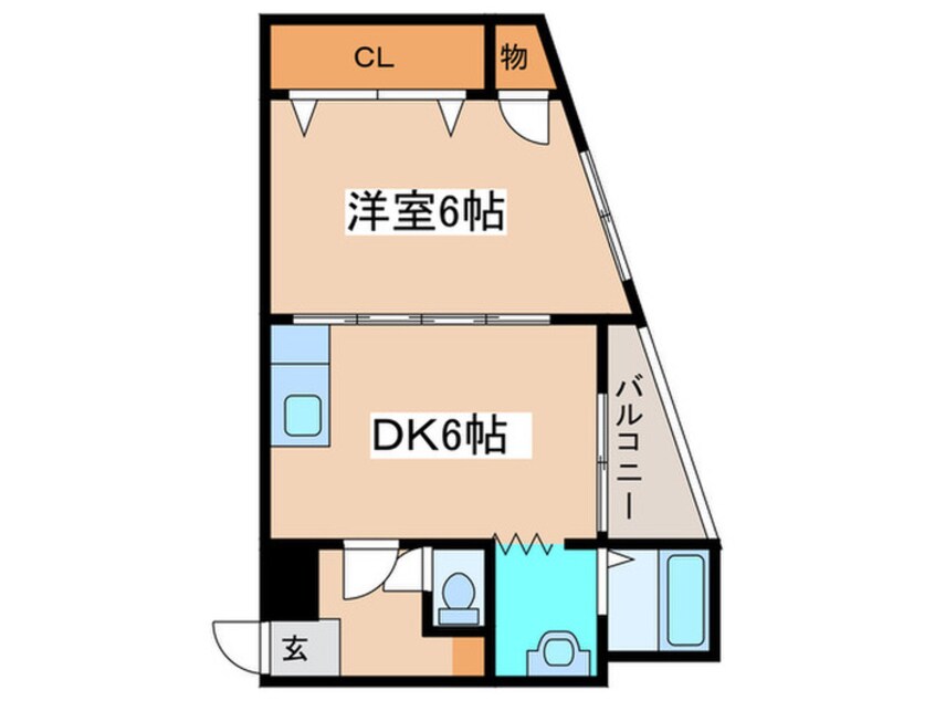 間取図 アクアトピア麻生