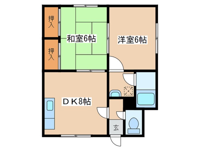 間取り図 ひばりが丘ハイツ