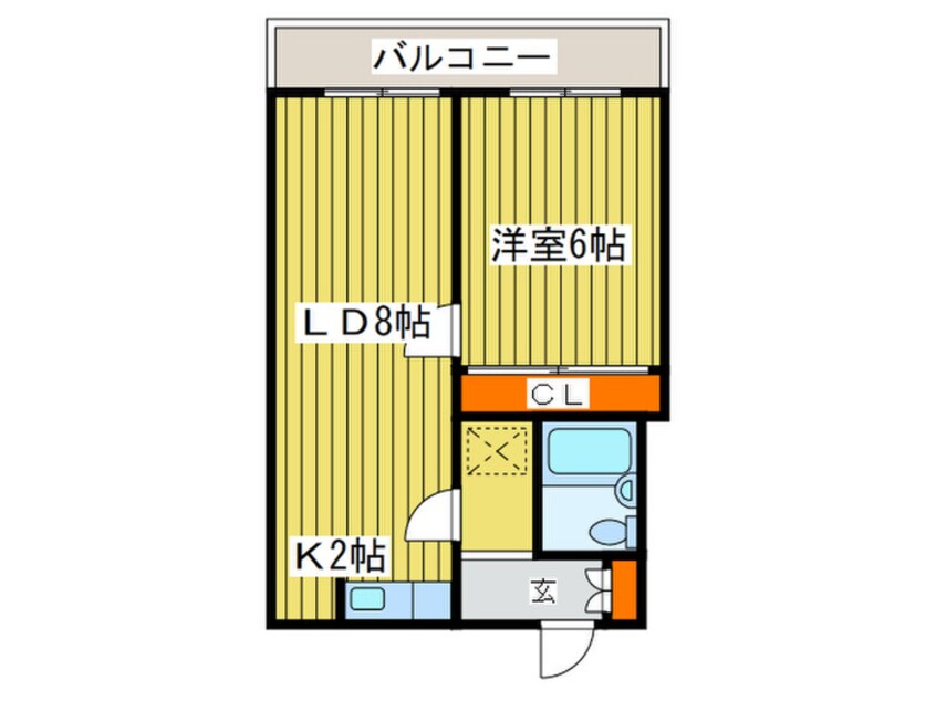 間取図 ノースポール北大前