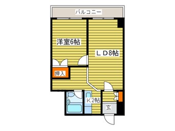 間取図 ノースポール北大前