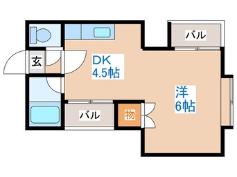 間取図 ルナグランス山鼻