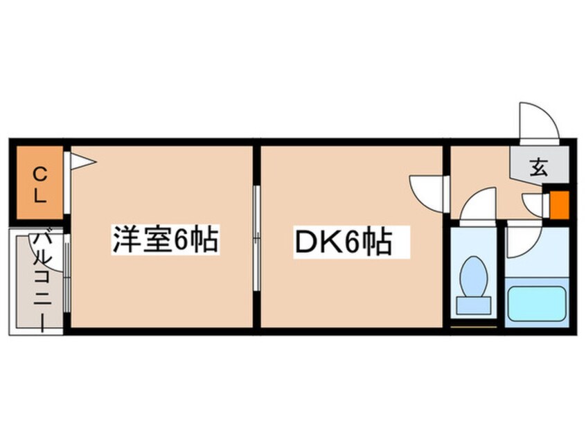 間取図 ジュオ山鼻