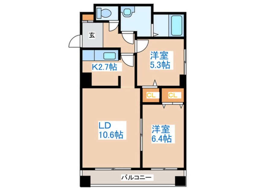 間取図 サイレンス・ベラ－ジオ