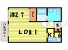 グランメ－ル南郷１４ 1LDKの間取り