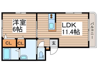 間取図 ラプラス北14条