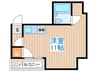 リナパートナーズ南２条 1Rの間取り