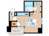 リナパートナーズ南２条 1Rの間取り
