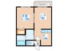 エクセレント壱番館 1LDKの間取り