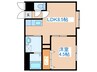 エクセレント壱番館 1LDKの間取り