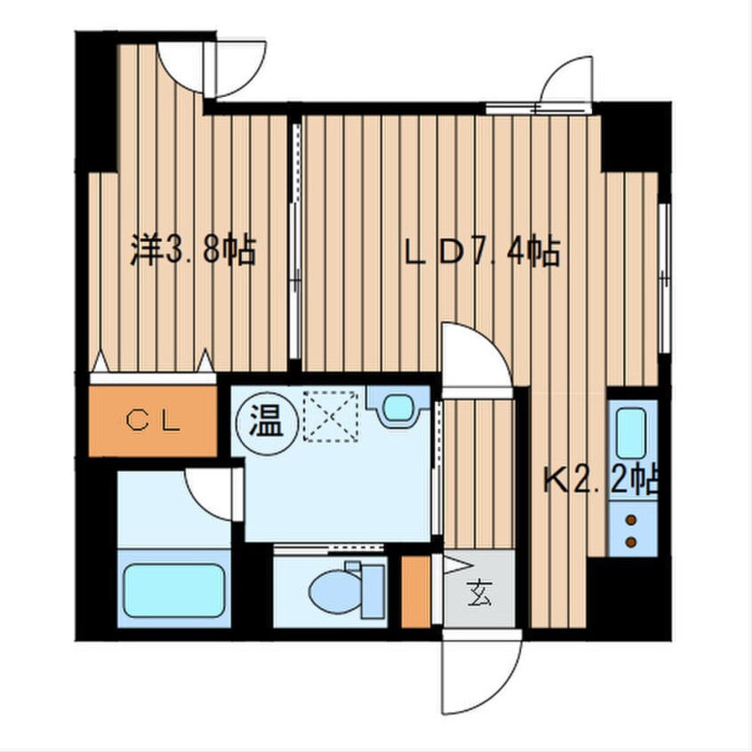 間取図 レガート東区役所前A棟