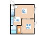 コアライズ弐番館 1LDKの間取り