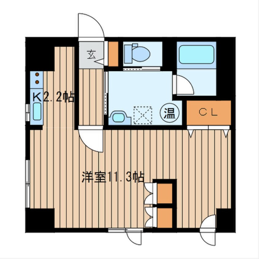 間取図 レガート東区役所前B棟