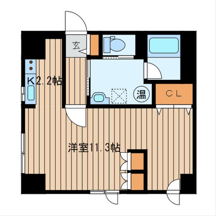 間取り図 レガート東区役所前B棟