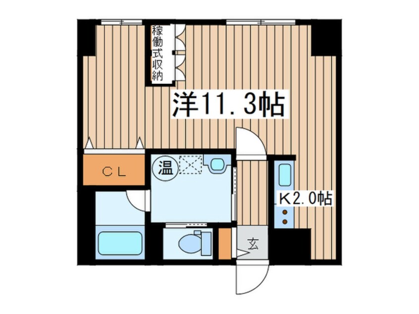 間取図 レガート東区役所前B棟