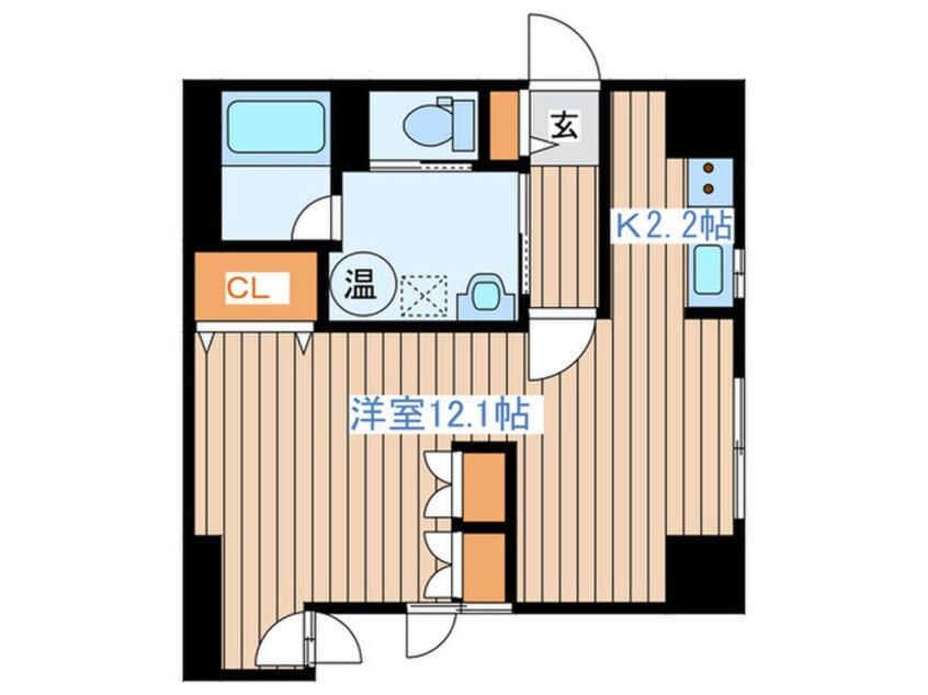 間取図 レガート東区役所前B棟