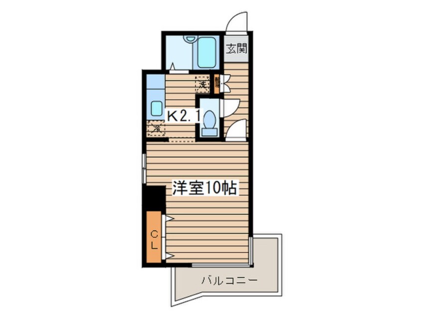 間取図 藤井ビル北１７条Ⅱ