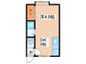 近藤マンション 1DKの間取り