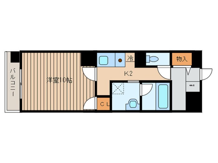 間取り図 クレ－ル北１０条